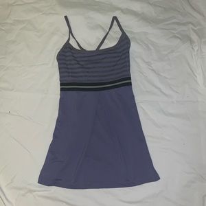 Striped Purple Workout Tank